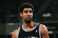 Tim Duncan with the San Antonio Spurs in 2005.
